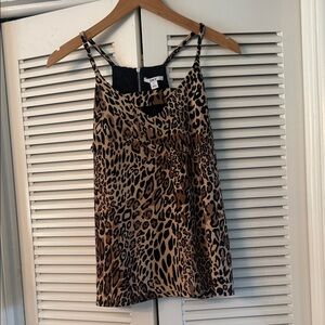 Bar III Leopard Print Camisole Top